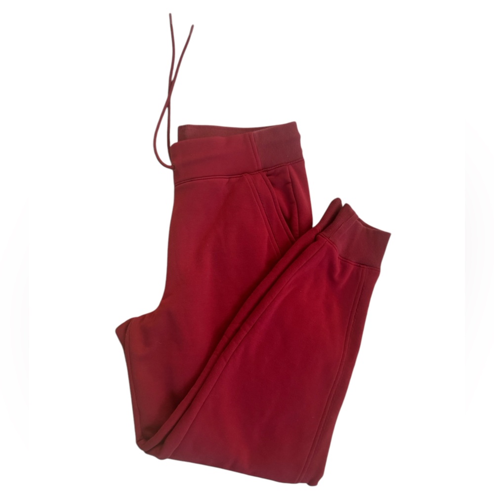 ATHLETA Stylish Red Joggers